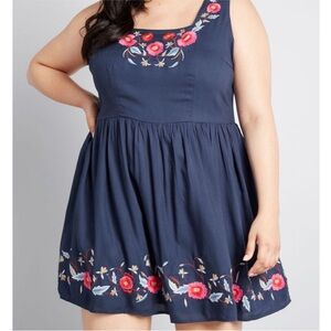 Modcloth Enlightened Look Dress - Sz 1x